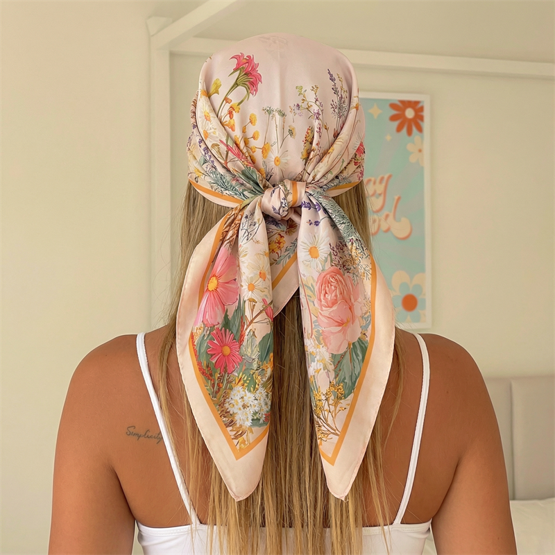 Luxury Bags 2026 - 70cm Women Square Silk Scarf/scarves Luxury