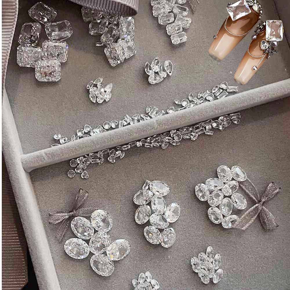 10pcs White Crystal Zirconia N - Luxury Bags Dropshipping のレビューと価格