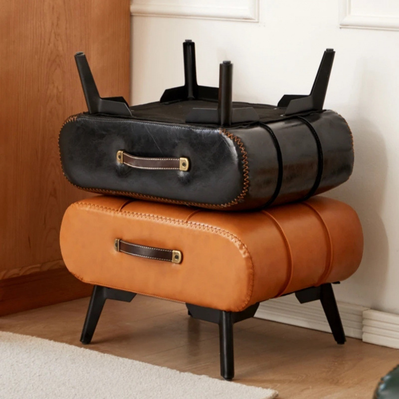 Small stool oil wax leather ho - Luxury Bags Entry のレビューと価格