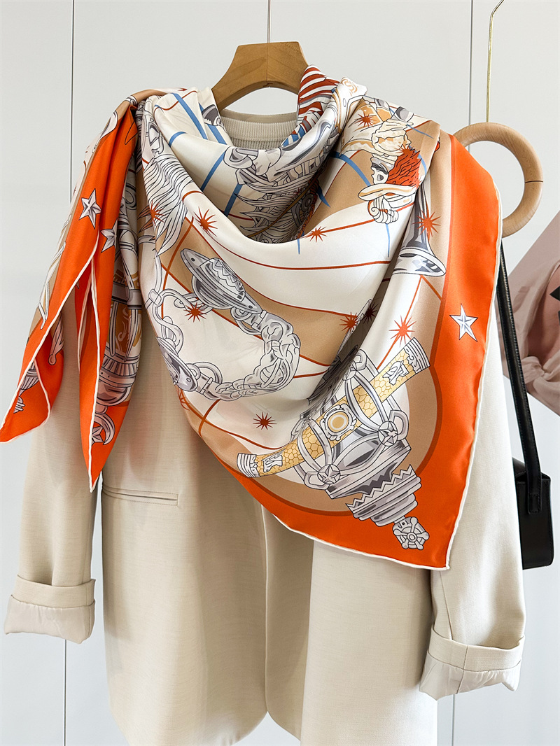 Luxury Brand Scarf Large Silk  - Luxury Bags For Women Brands のレビューと価格