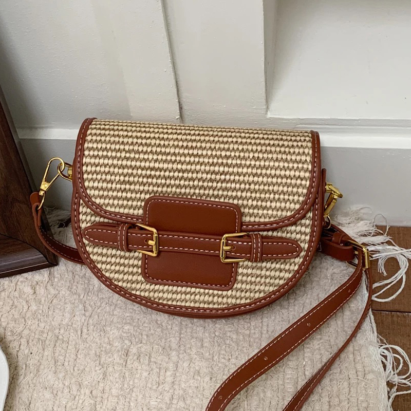 England Style Mini Straw Saddl - Luxury Bags 2026 のレビューと価格
