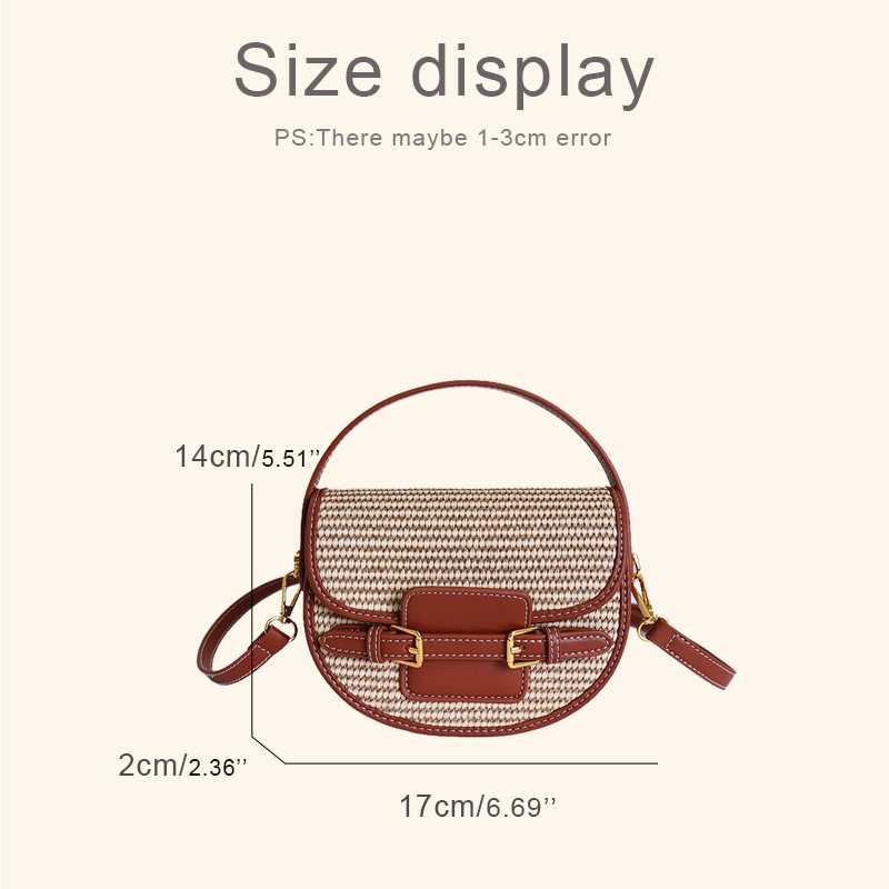 England Style Mini Straw Saddl - Luxury Bags 2026 のレビューと価格