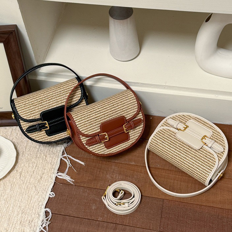 England Style Mini Straw Saddl - Luxury Bags 2026 のレビューと価格